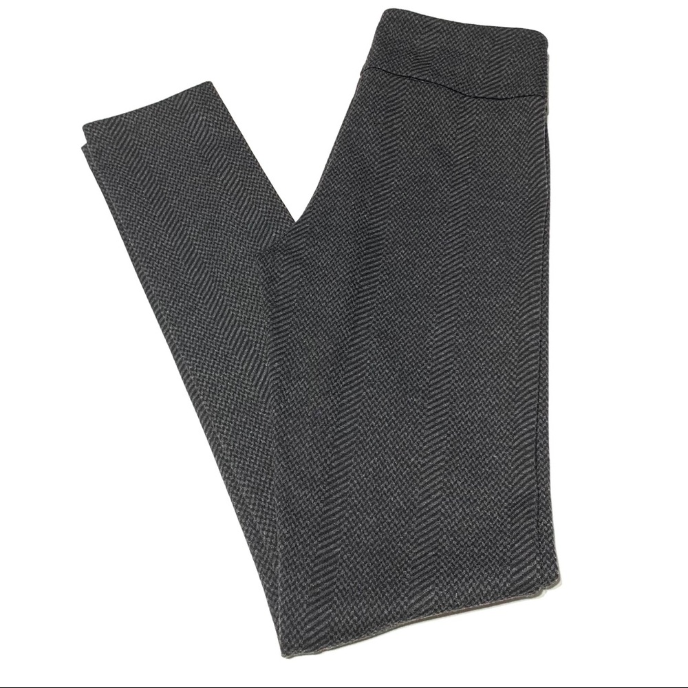 BCBG MAXAZRIA NWOT Gray Textured Full Length High Rise Leggings Size Small